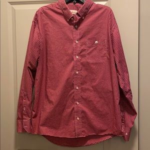 Cotton Brothers Red checked button up